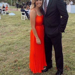 Banana Republic Red, midi- long dress